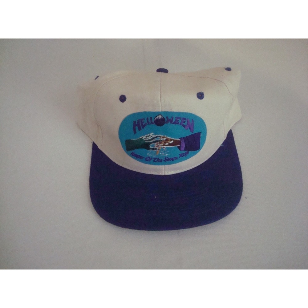 HELLOWEEN SNAPBACK 00S HAT CAP VINTAGE DEADSTOCK B2